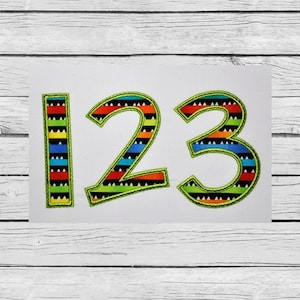 Applique Numbers 5