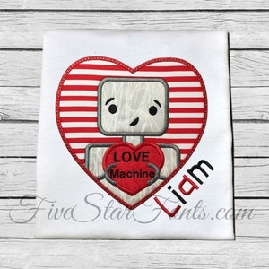 Love Machine Robot Applique