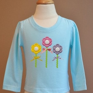 Ric Rac Flowers Applique