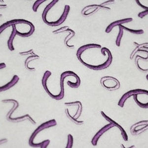 Swanky Font - 3 sizes Machine Embroidery Alphabet