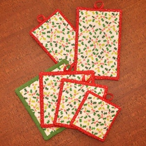 ITH Pot Holders - In the Hoop ITH Kitchen Hot Pads