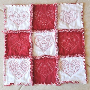 Trendy Heart Quilt Blocks