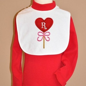 Heart Lollipop Monogram