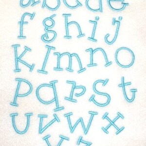 Kiddo Font in 4 Sizes Machine Embroidery Alphabet image 4