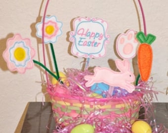 ITH Easter Basket Stakes 2 In the Hoop Easter Basket Decorations