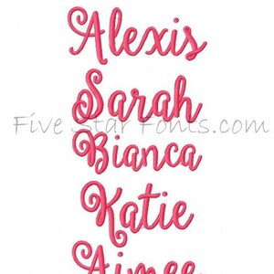 Always and Forever Embroidery Script Font image 3