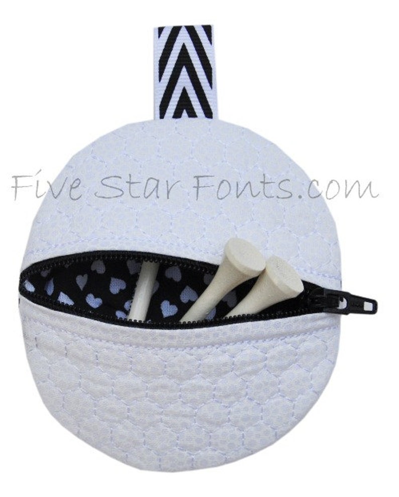 ITH Golf Tee Holder in the Hoop Machine Embroidery Design 4x4 Etsy