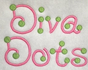 Diva Dots Font - 5 Sizes