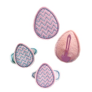 Fun Felts Chevron Easter Egg Snap Clip Covers