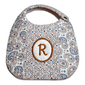 ITH Bib Side Snap Pieced Monogram Bib in the Hoop (7x11 and 8x10 hops)