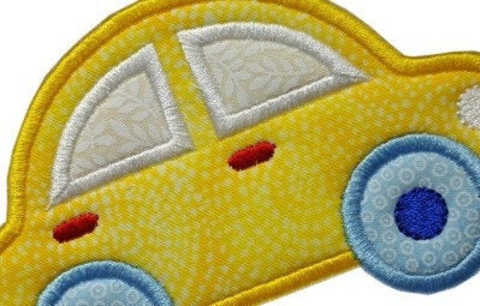 Cute Car Applique Machine Embroidery Design 4 Sizes Etsy