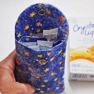 ITH Drink Mix Pouch Machine Embroidery In the Hoop Design Powdered Drink Mix