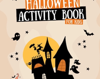 Halloween Activity Book for Kids | Halloween Activity Bundle | Halloween Coloring Pages | Halloween Bundle | Halloween Coloring Sheets