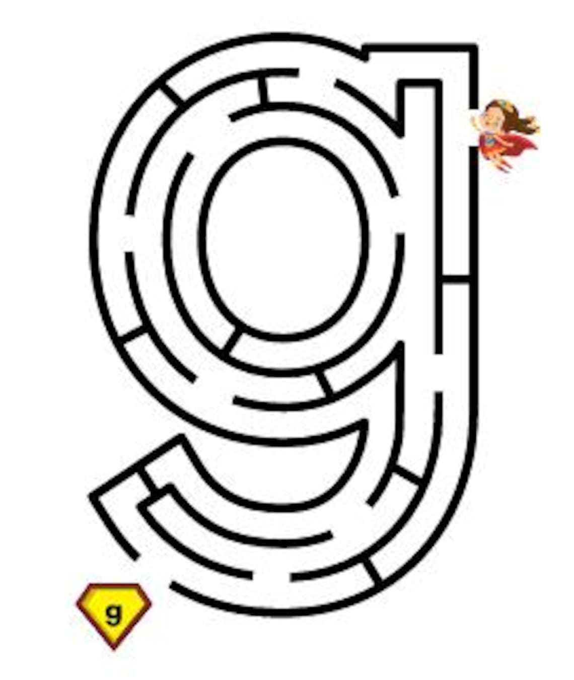 100 Maze Worksheets Kids Printable | Mazes Printable | Easy for ...