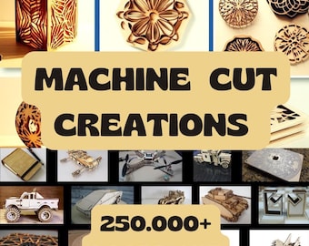 Laser Cut Files 250k Mega Bundle Set Cutting file pack 250.000 Laser Cut Files Bundle with commercial License | 100GB Mega Bundle