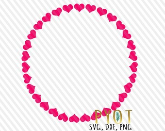 Download Heart border svg | Etsy