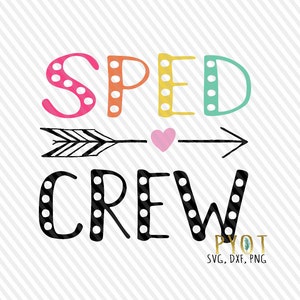 SPED Crew svg, dxf, png