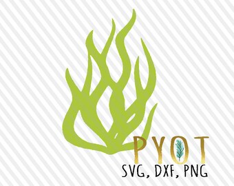 Seaweed SVG, DXF, PNG