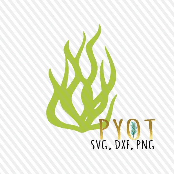 Seaweed SVG, DXF, PNG