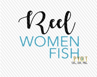 Download Reel Women Fish Art Etsy