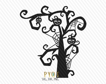 spooky tree etsy