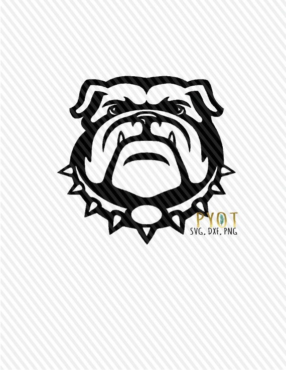 Download Bulldog Face SVG DXF PNG | Etsy