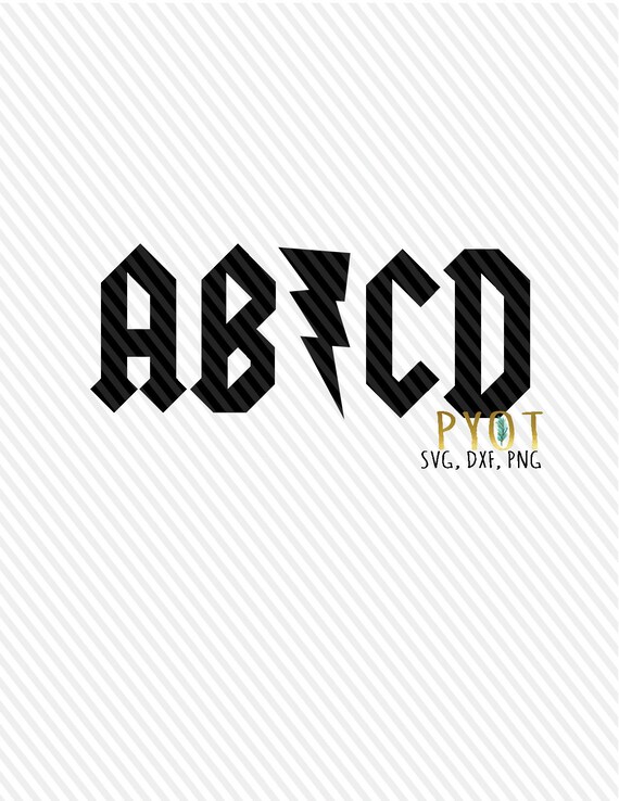ABCD Svg Png Dxf - Etsy
