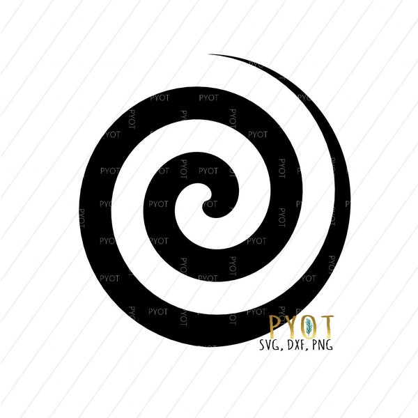 Spiral SVG, DXF, PNG