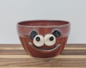 Happy Smiley Face Fun Cereal Soup Chili Bowls | Popcorn Bowl
