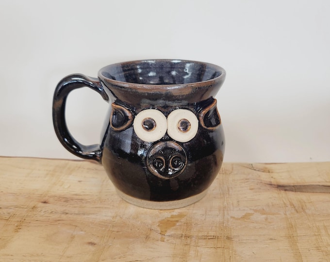 NEW Piggie Face Mug. Bell Shaped Coffee Cups. Funny Farmyard Barn ...