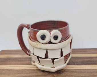 Not a Morning Person Coffee Cup | Funny Face Mug