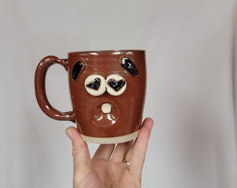 Funny Oops Gifts. Uh Oh Surprise Face Mug. I Forgot Birthday Procrastinator. Hilarious Man Husband Boyfriend Coffee Cups.