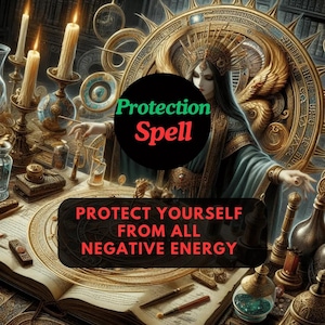 Hechizo de protección súper fuerte, hechizo de limpieza del aura, elimina la energía negativa, guía espiritual, hechizo de protección permanente, lanzamiento el mismo día