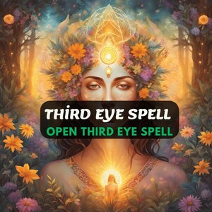 Third Eye Opening Spell, 3rd Eye Activation Spell, Hidden Abilities, THIRD EYE AWAKENING Spell/ Unlock Your Psychic Potential, Same Day