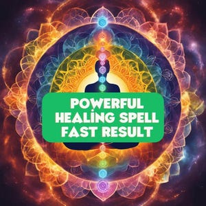 Healing Spell, Health Spell, Physical Healing Spell, Emotional Health Spell, Body Mind Soul Healing Powerful Spell, Extreme Strong