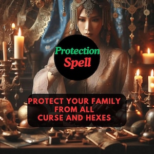 Super Strong Protection Spell, Aura Cleansing Spell, Removes Negative Energy, Spiritual Guidance, Permanent Protection Spell, Same Day Cast