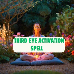 Third Eye Opening Spell, 3rd Eye Activation Spell, Hidden Abilities, THIRD EYE AWAKENING Spell/ Unlock Your Psychic Potential, Same Day