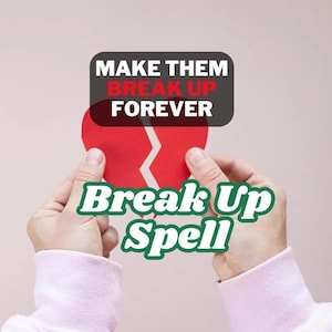 Break Up Spell, Powerful Separate Spell, Extra Strong Separation, Third Party Removal Ritual, Same Day Casting, Banishing Spell, Divorce