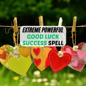 Good Luck Success Spell, Open Your Path To Higher Success! Get Money, Love, Fame, Attract Luck Spell EXTRA STRONG, Powerful Spell, Same Day