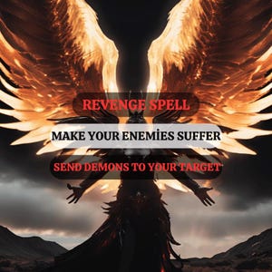 REVENGE spell, enemy revenge spell, banishing enemy spell, cursed revenge spell, death cursed spell, Fast Result Spell