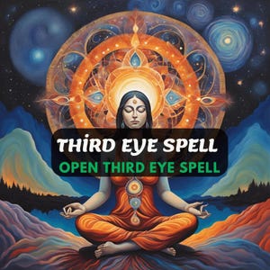Third Eye Opening Spell, 3rd Eye Activation Spell, Hidden Abilities, THIRD EYE AWAKENING Spell/ Unlock Your Psychic Potential, Same Day