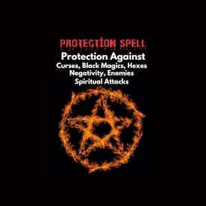Super Strong Protection Spell, Aura Cleansing Spell, Removes Negative Energy, Spiritual Guidance, Permanent Protection Spell, Same Day Cast