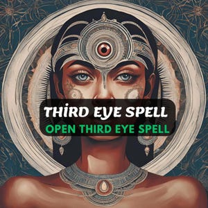 Third Eye Opening Spell, 3rd Eye Activation Spell, Hidden Abilities, THIRD EYE AWAKENING Spell/ Unlock Your Psychic Potential, Same Day