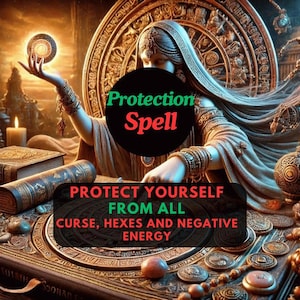 Super Strong Protection Spell, Aura Cleansing Spell, Removes Negative Energy, Spiritual Guidance, Permanent Protection Spell, Same Day Cast