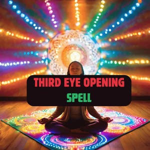 Third Eye Opening Spell, 3rd Eye Activation Spell, Hidden Abilities, THIRD EYE AWAKENING Spell/ Unlock Your Psychic Potential, Same Day