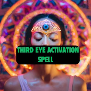 Third Eye Opening Spell, 3rd Eye Activation Spell, Hidden Abilities, THIRD EYE AWAKENING Spell/ Unlock Your Psychic Potential, Same Day