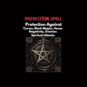 Super Strong Protection Spell, Aura Cleansing Spell, Removes Negative Energy, Spiritual Guidance, Permanent Protection Spell, Same Day Cast