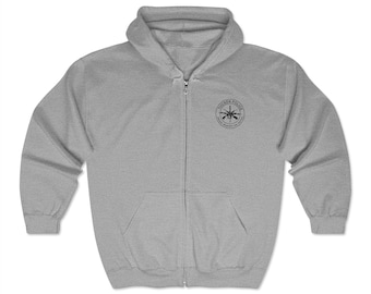 May include: A gray zippered hoodie with a black embroidered logo that says "Tucson Police" with a crossed rifle design.