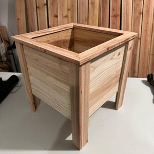 Rustic Outdoor Wooden Planter Box