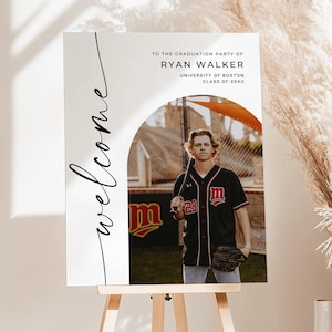 Grad Party Decor 2025, Graduation Yard Sign, Class of 2025 Graduation Banner, Senior Grad Sign, Graduation Welcome Sign, Grad Party Decor